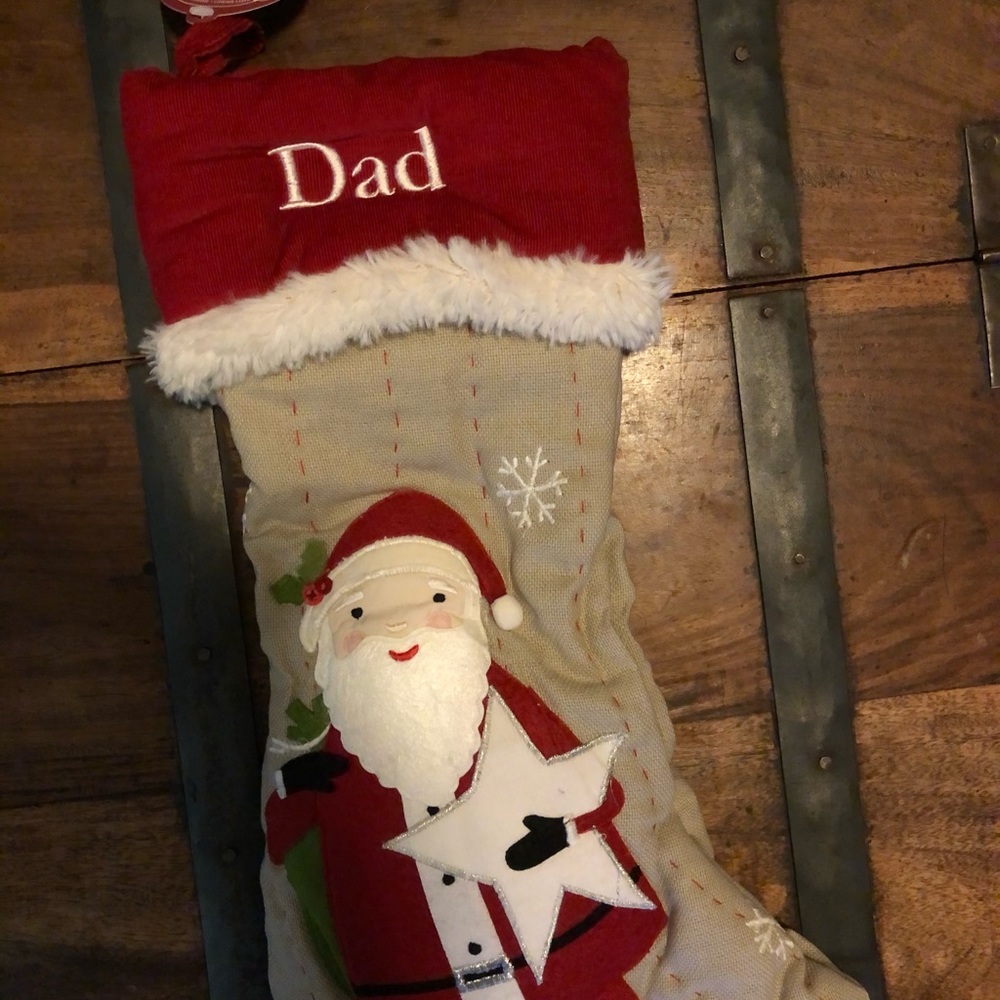 NWT Pottery Barn Woodland Santa Stocking